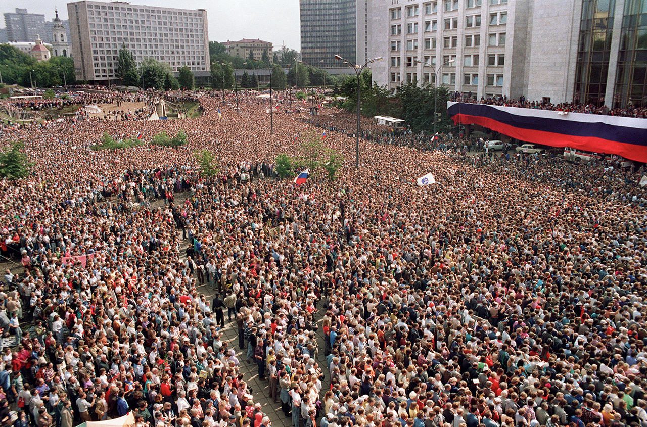 Митинг победителей, 22 августа 1991 года